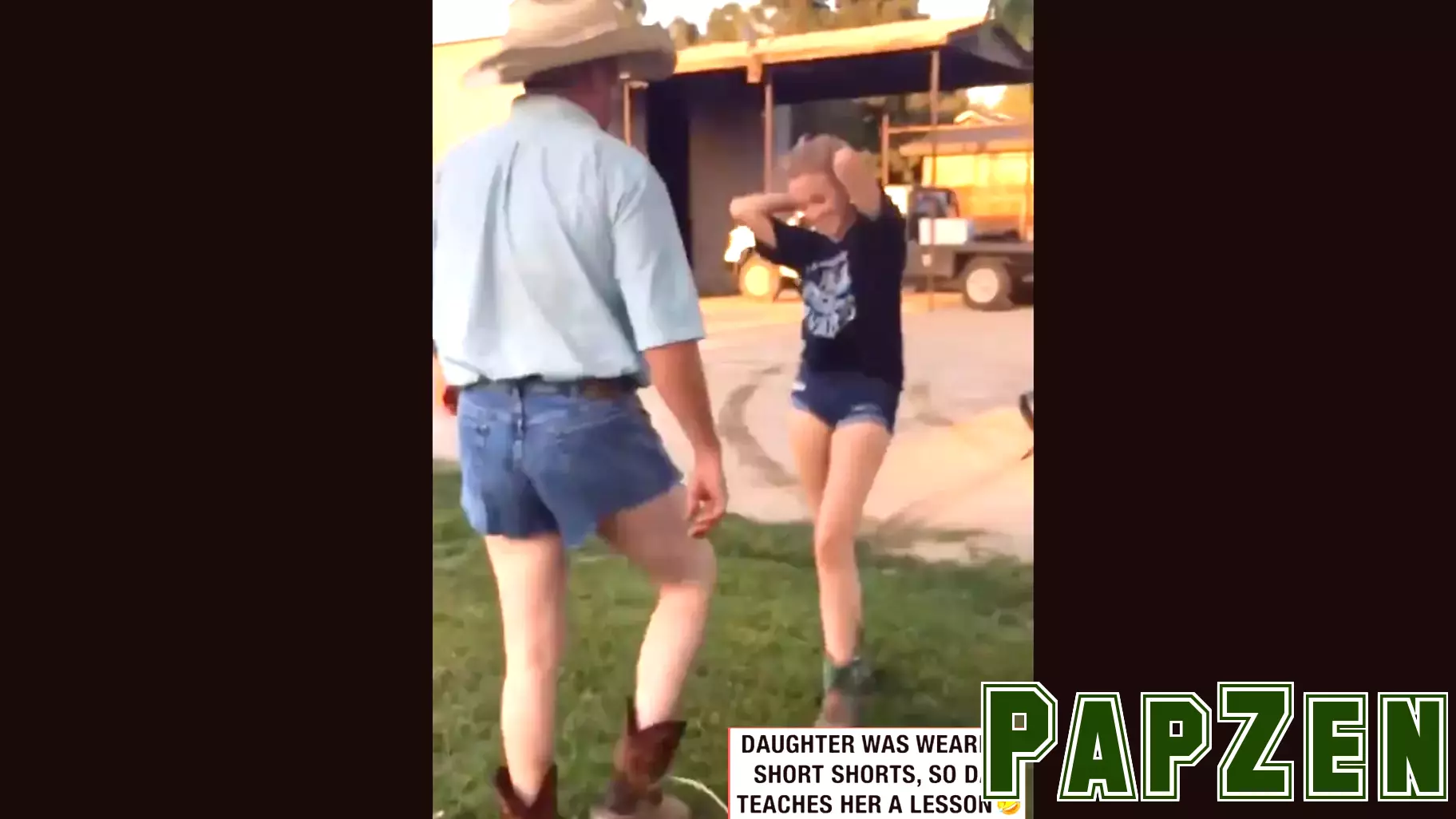 Dad Teaches His Daughter a Lesson About Attire