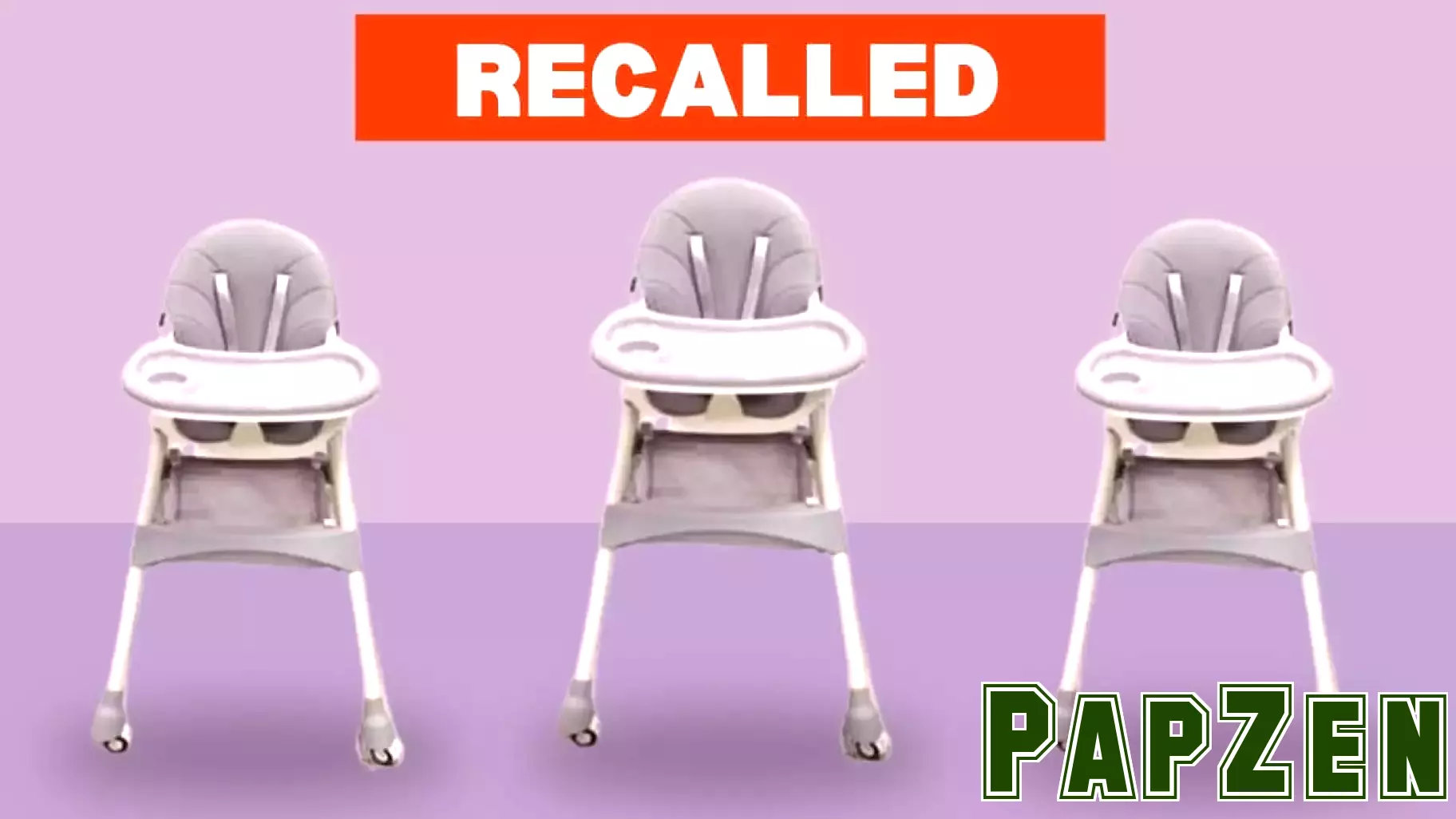 Safety Concerns Lead to Recall of Harppa's Convertible High Chair