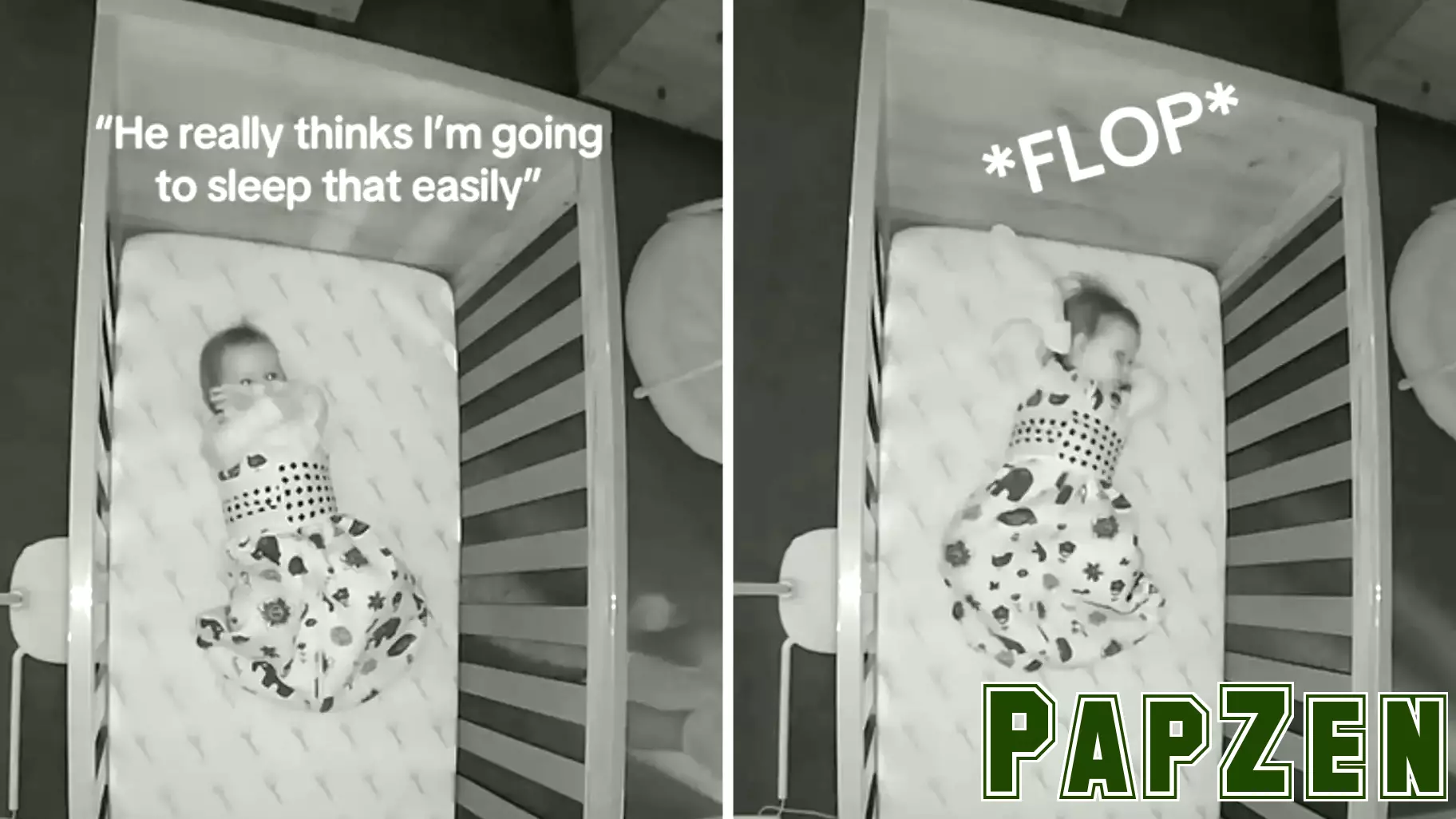 Toddler's Hilarious Bedtime Antics Captured on Baby Cam