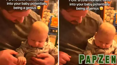 Parents Amazed by Their Two-Month-Old's Remarkable Response to Father's Gesture
