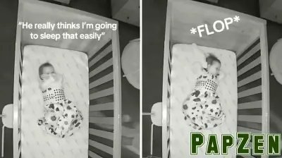 Toddler's Hilarious Bedtime Antics Captured on Baby Cam